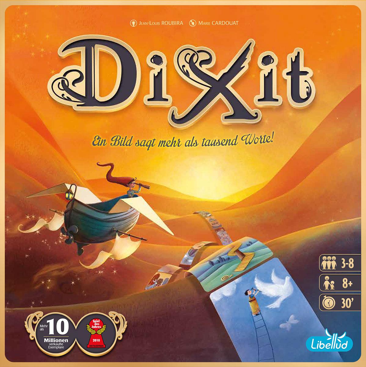 Cover: 3558380073499 | Dixit | Familienspiel für 3-8 Spieler. Spieldauer ca. 30 Minuten