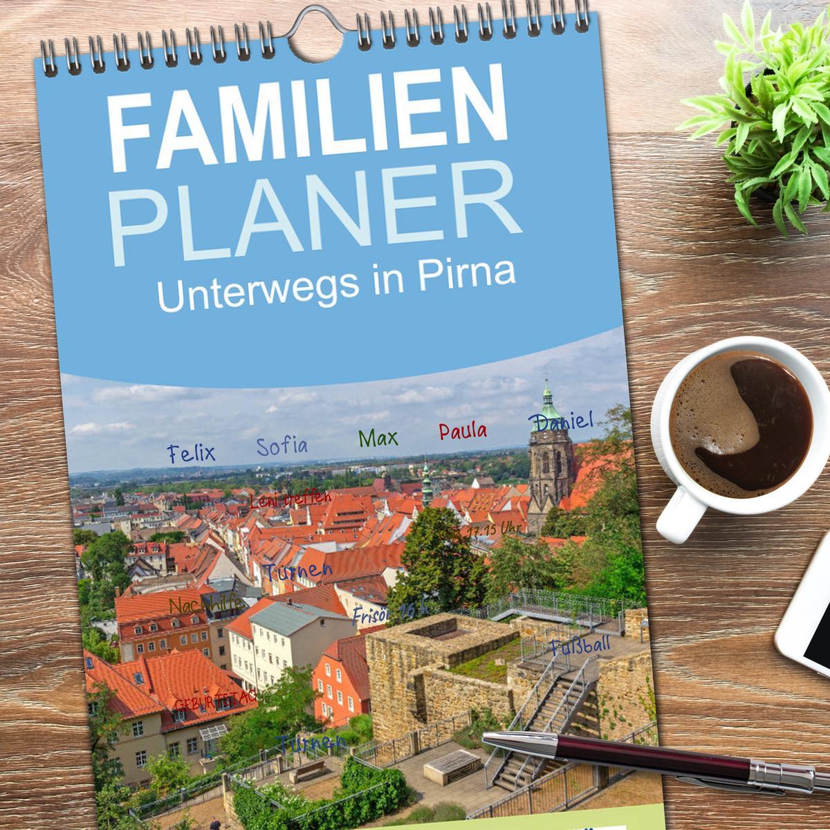 Bild: 9783457101209 | Familienplaner 2025 - Unterwegs in Pirna mit 5 Spalten...