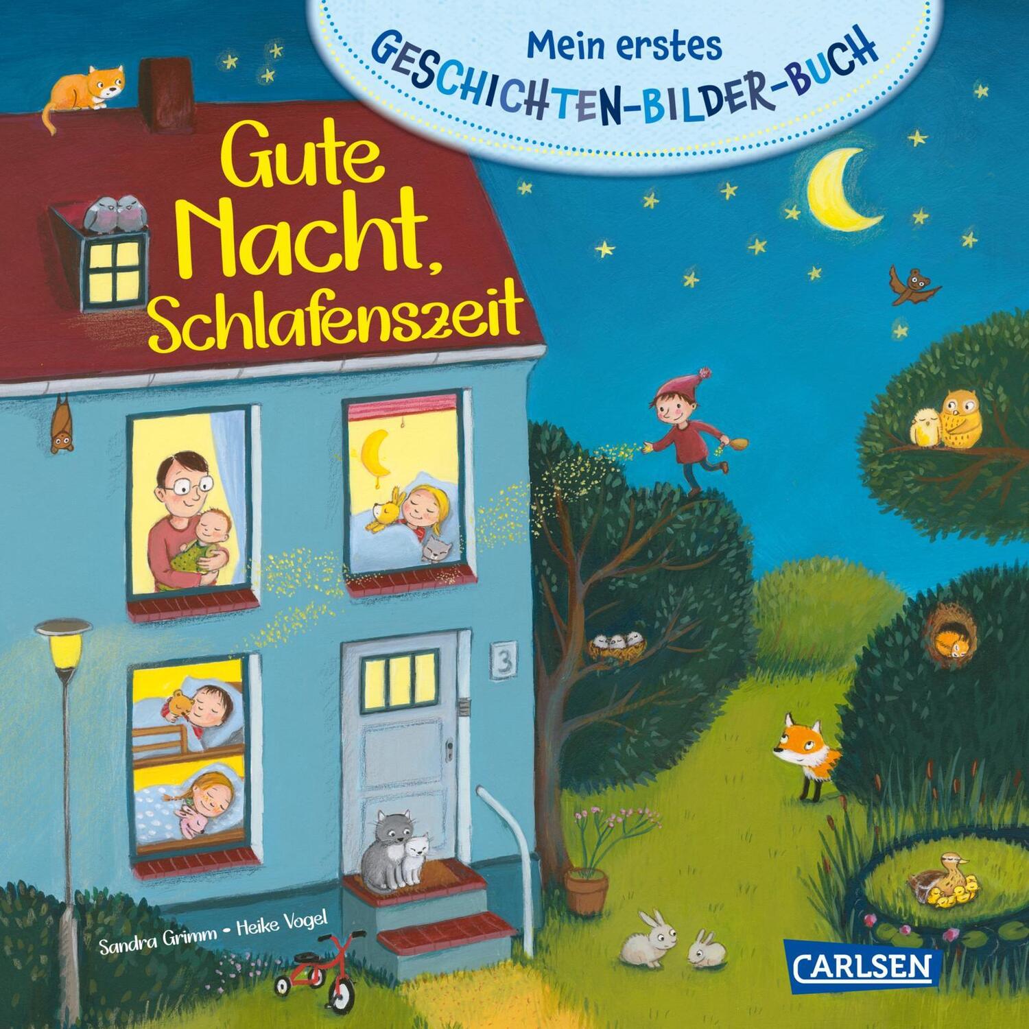 Cover: 9783551171863 | Mein erstes Geschichten-Bilder-Buch: Gute Nacht, Schlafenszeit | Grimm