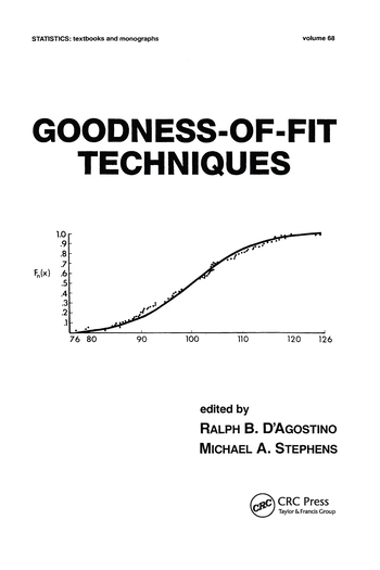 Cover: 9780367580346 | Goodness-of-Fit-Techniques | Ralph B. D'Agostino | Taschenbuch