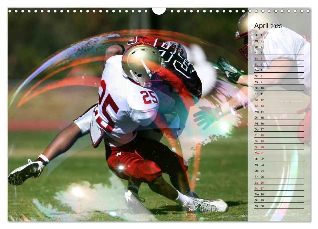 Bild: 9783435416844 | HEROES - American Football (Wandkalender 2025 DIN A3 quer),...