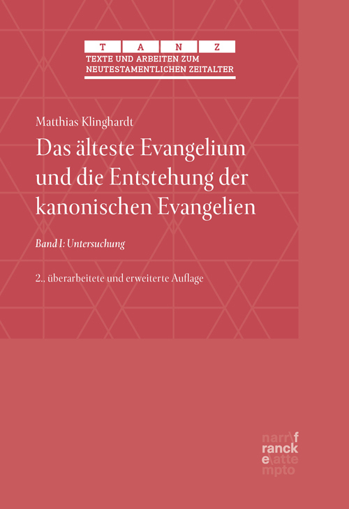 Cover: 9783772087370 | Das älteste Evangelium und die Entstehung der kanonischen Evangelien