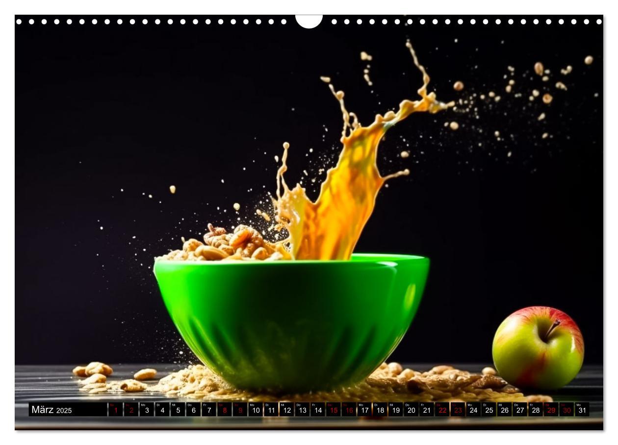 Bild: 9783383904486 | Müsli Frühstück (Wandkalender 2025 DIN A3 quer), CALVENDO...