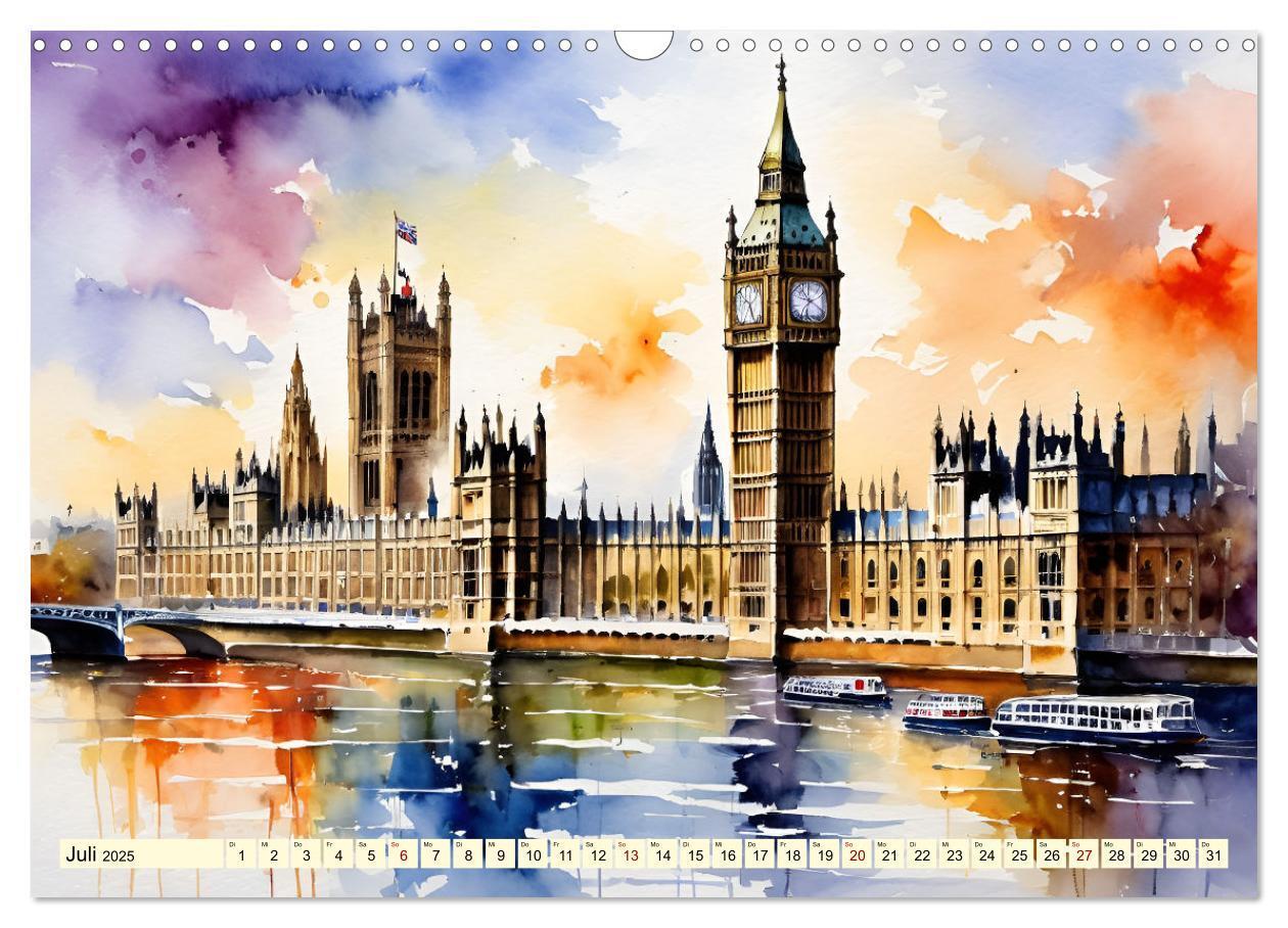 Bild: 9783457175040 | London - Metropole auf der Insel (Wandkalender 2025 DIN A3 quer),...