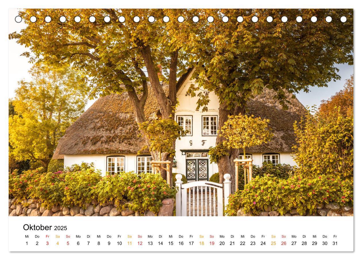 Bild: 9783435151011 | Sylter Friesenhäuser (Tischkalender 2025 DIN A5 quer), CALVENDO...