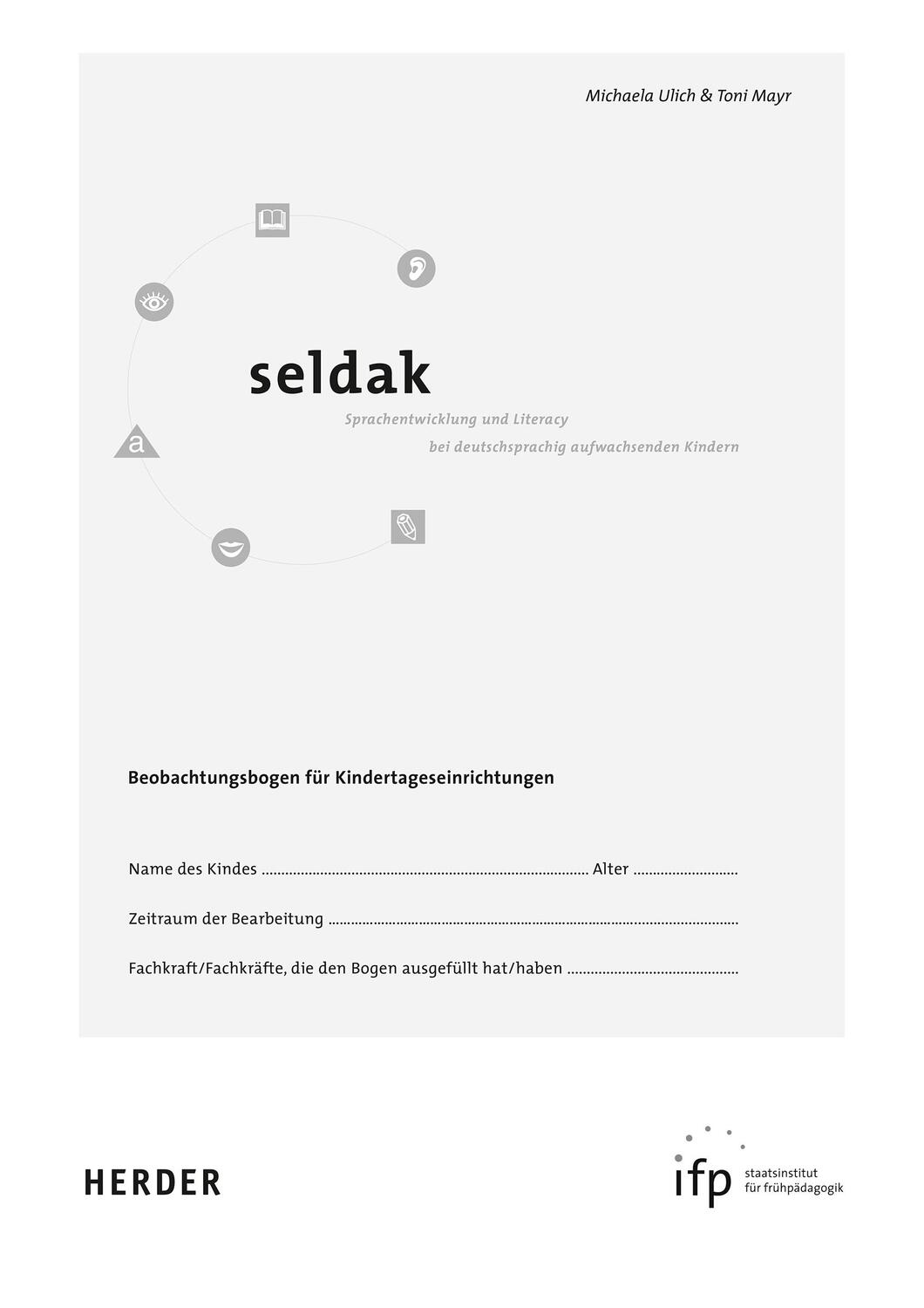 Cover: 9783451290213 | Seldak - Sprachentwicklung + Literacy bei deutschsprachig...