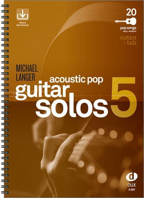 Cover: 9783868493481 | Acoustic Pop Guitar Solos 5 | Noten &amp; TAB - easy/medium | Langer