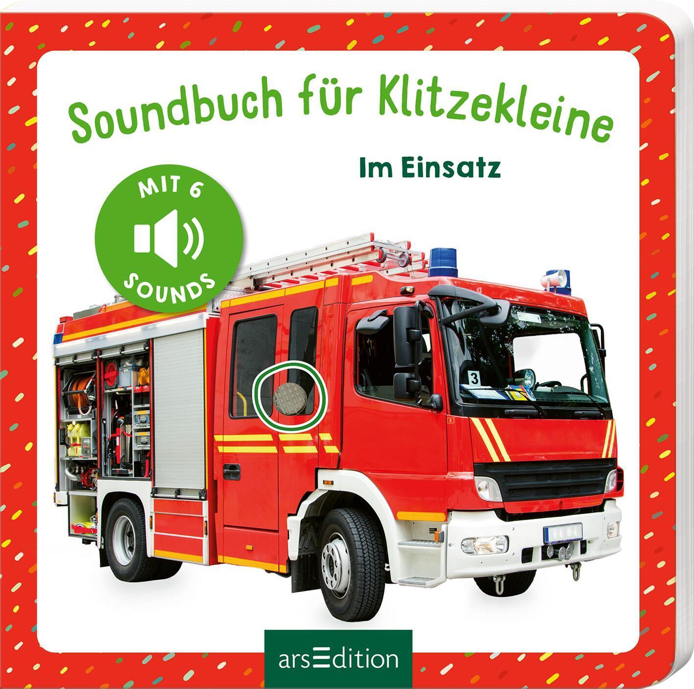 Cover: 9783845858524 | Soundbuch für Klitzekleine - Im Einsatz | Buch | Pappebuch mit Sound