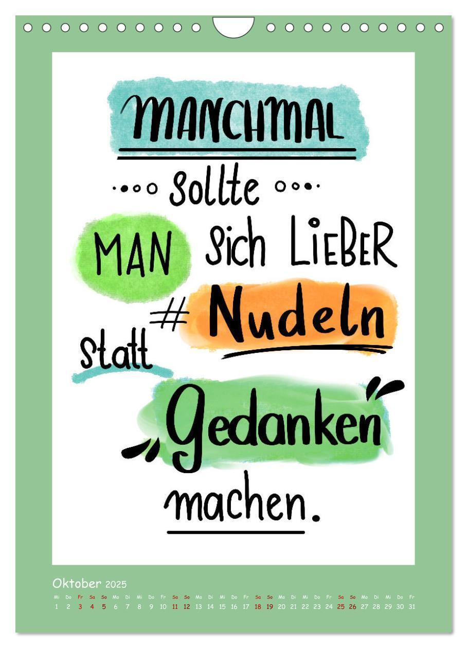 Bild: 9783435691180 | Nachgedacht-Sprüche und Zitate (Wandkalender 2025 DIN A4 hoch),...