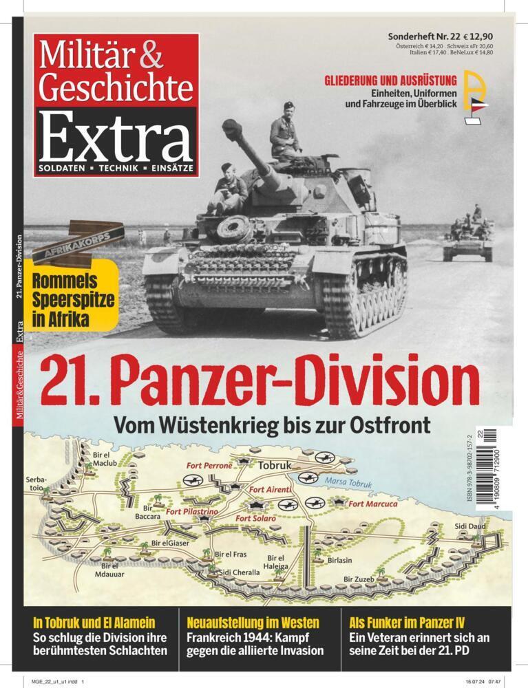 Cover: 9783987021572 | Militär &amp; Geschichte Extra 22/2024. 21. Panzer-Division | Broschüre