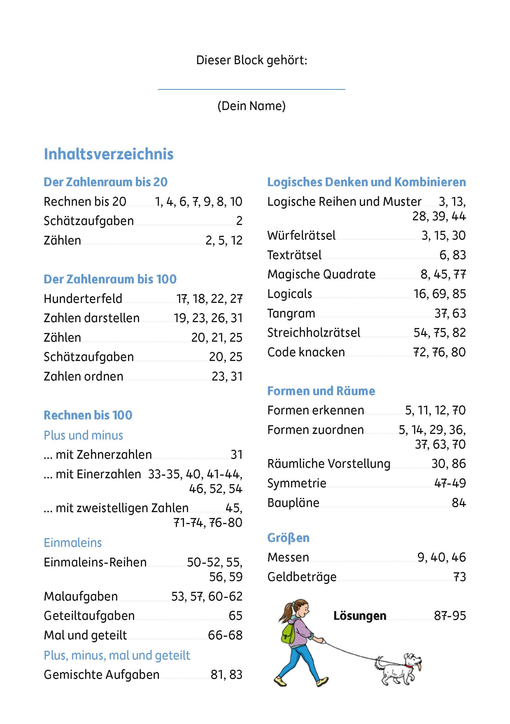 Bild: 9783881006927 | Mein Rätselblock Mathe 2. Klasse | Christiane Wittenburg | Taschenbuch