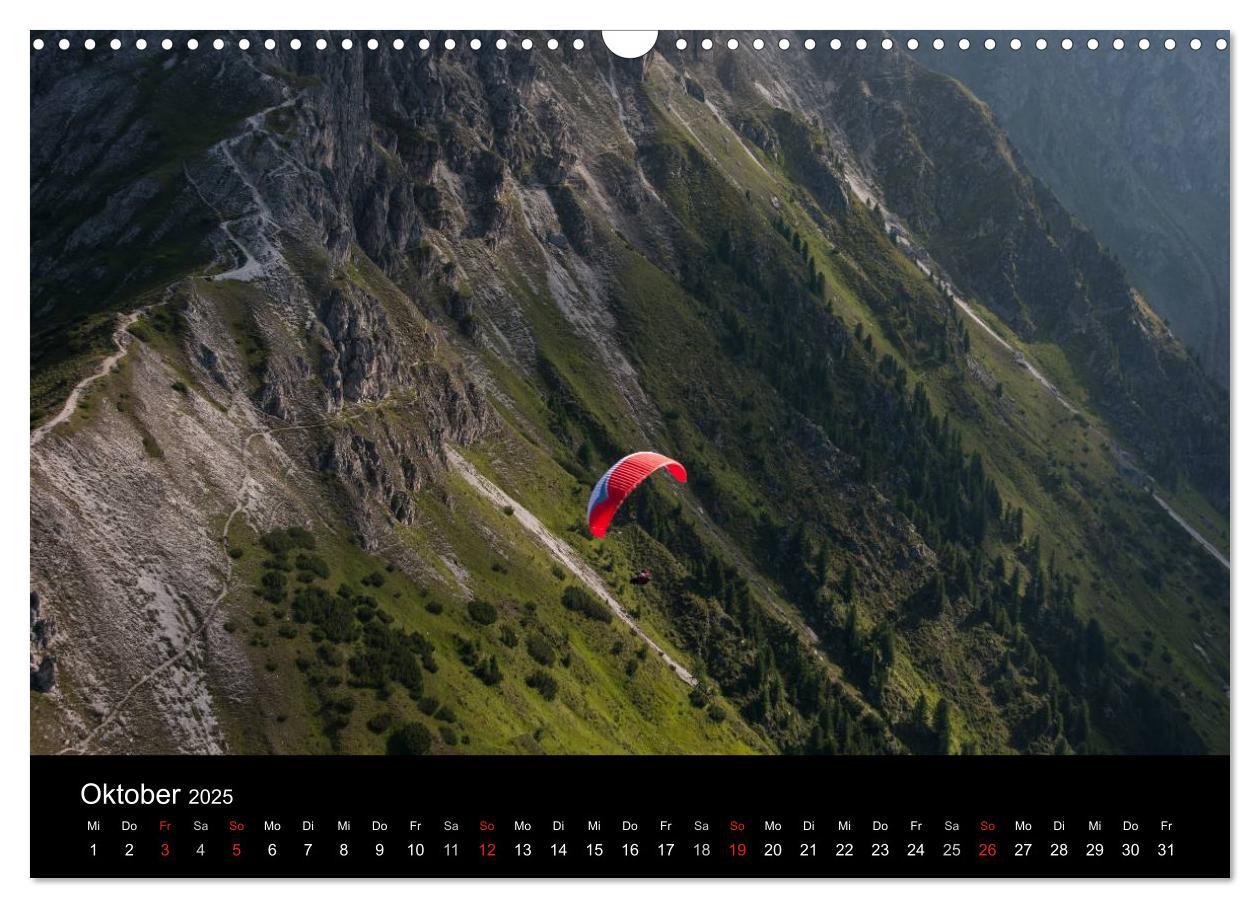 Bild: 9783435630936 | Paragliding - zwischen Himmel und Erde (Wandkalender 2025 DIN A3...