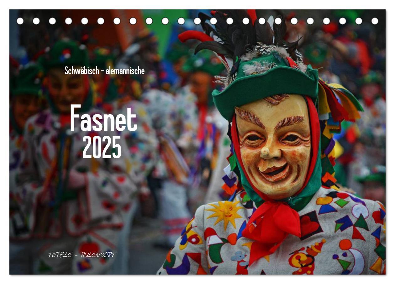 Cover: 9783435560066 | Schwäbisch alemannische Fasnet (Tischkalender 2025 DIN A5 quer),...