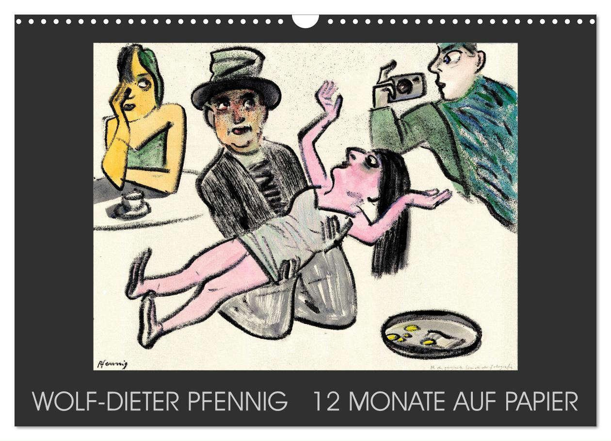 Cover: 9783435598274 | Wolf-Dieter Pfenning ¿ 12 Monate auf Papier (Wandkalender 2025 DIN...