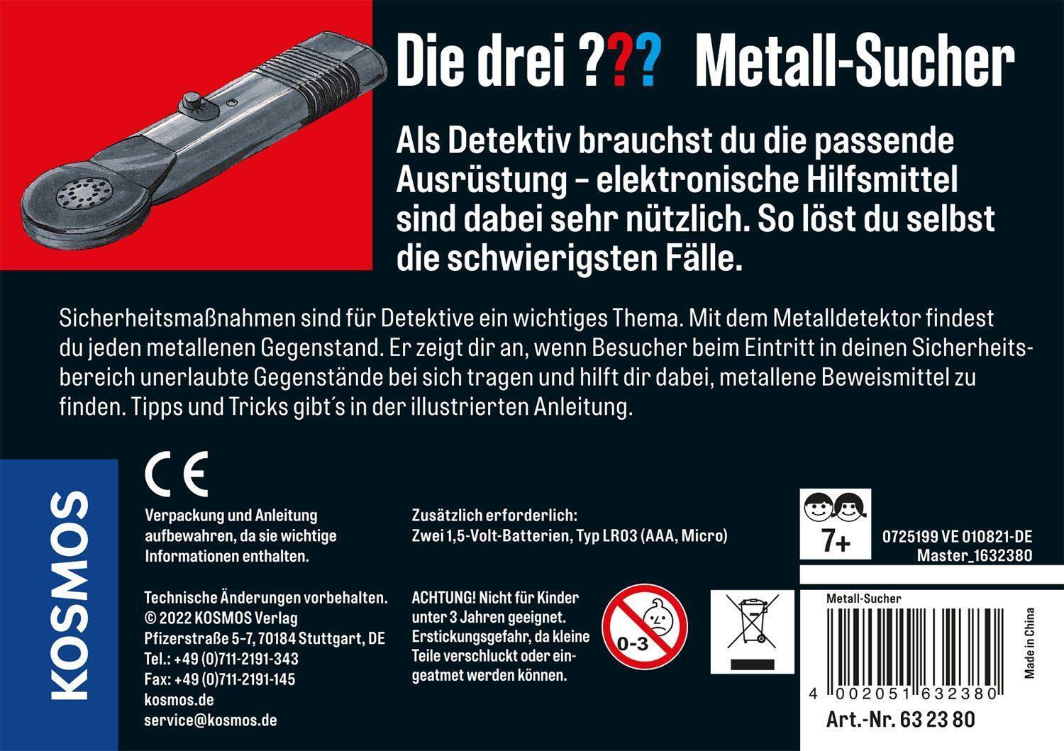 Bild: 4002051632380 | Die drei ??? Metall-Sucher | Detektiv-Set | Spiel | Die drei ???