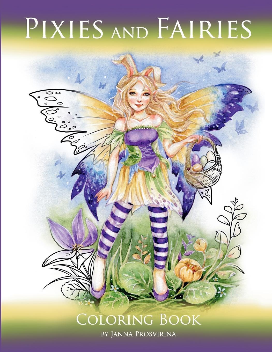 Cover: 9781684746491 | Pixies and Fairies | Coloring Book | Janna Prosvirina | Taschenbuch