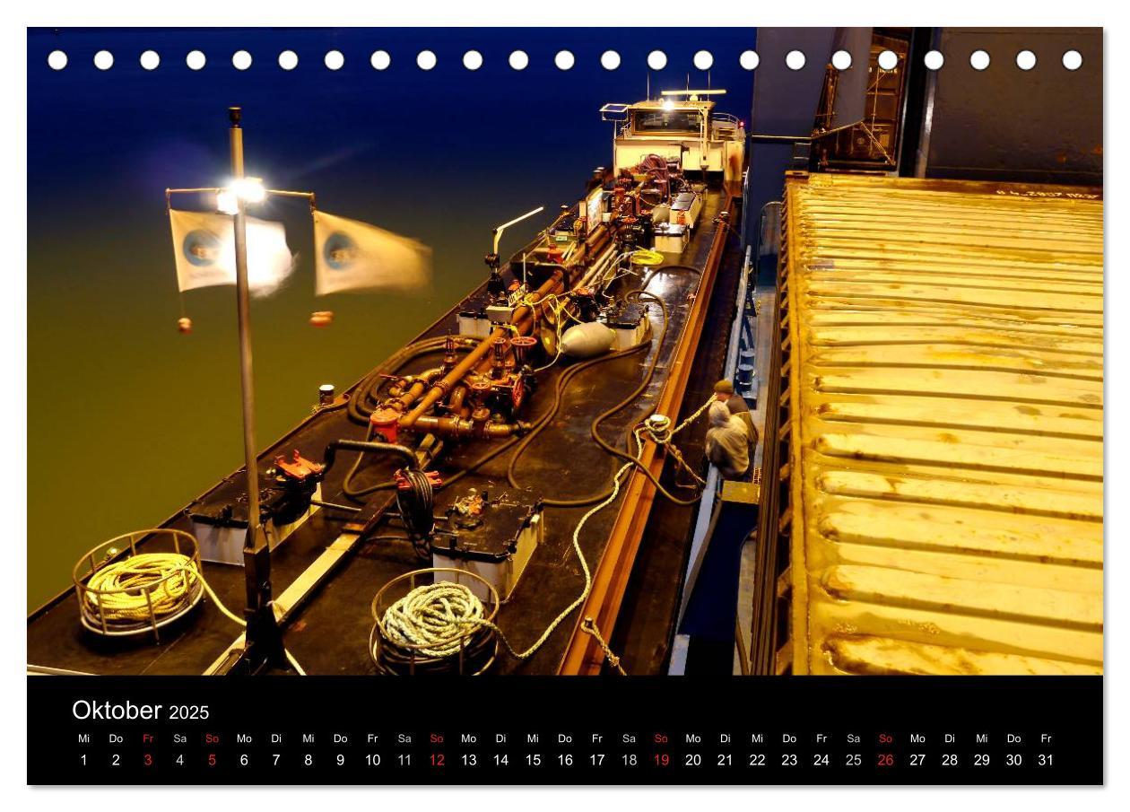 Bild: 9783435737260 | Binnenschiff Ahoi! (Tischkalender 2025 DIN A5 quer), CALVENDO...