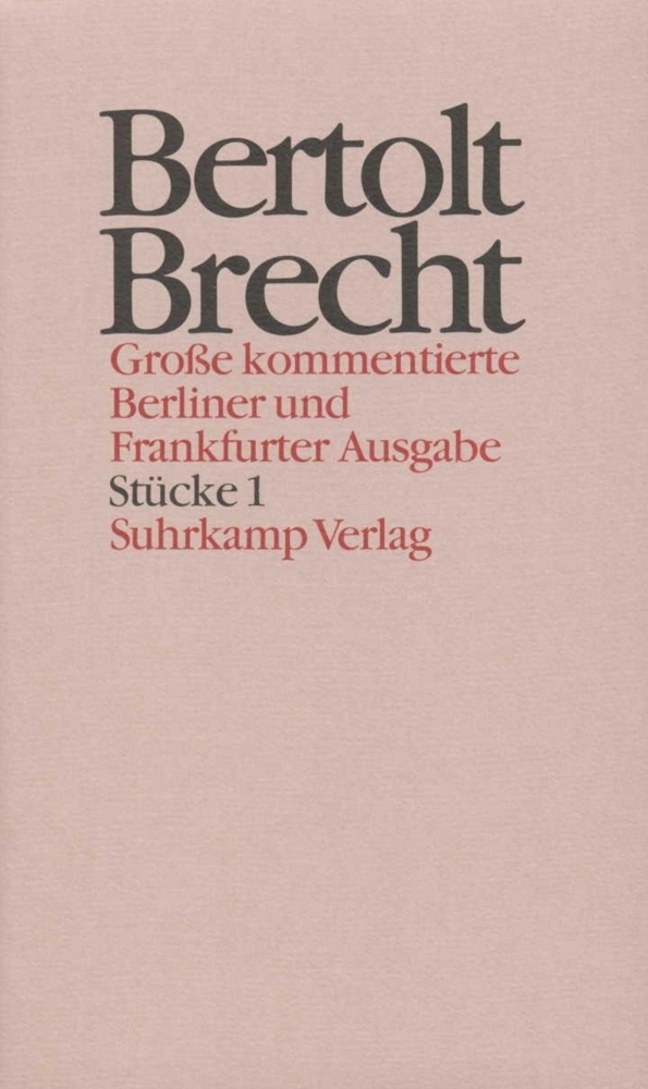 Cover: 9783518400616 | Stücke. Tl.1 | Bertolt Brecht | Buch | In Schuber | 611 S. | Deutsch