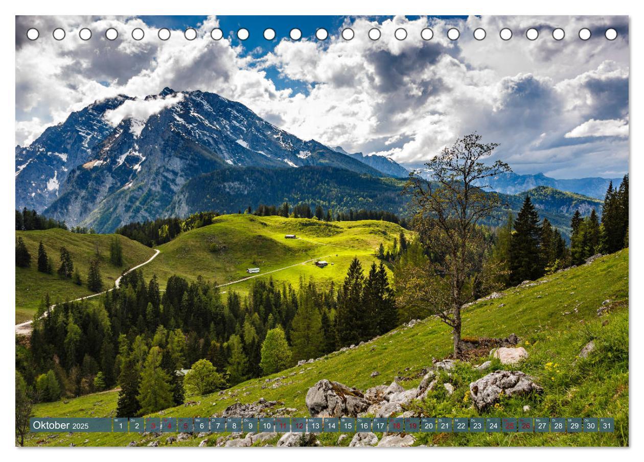 Bild: 9783435451272 | Unterwegs im Berchtesgadener Land 2025 (Tischkalender 2025 DIN A5...