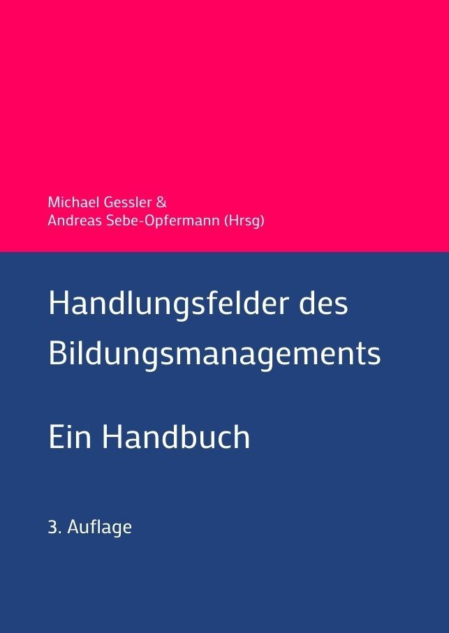 Cover: 9783347918818 | Handlungsfelder des Bildungsmanagements | Ein Handbuch | Taschenbuch