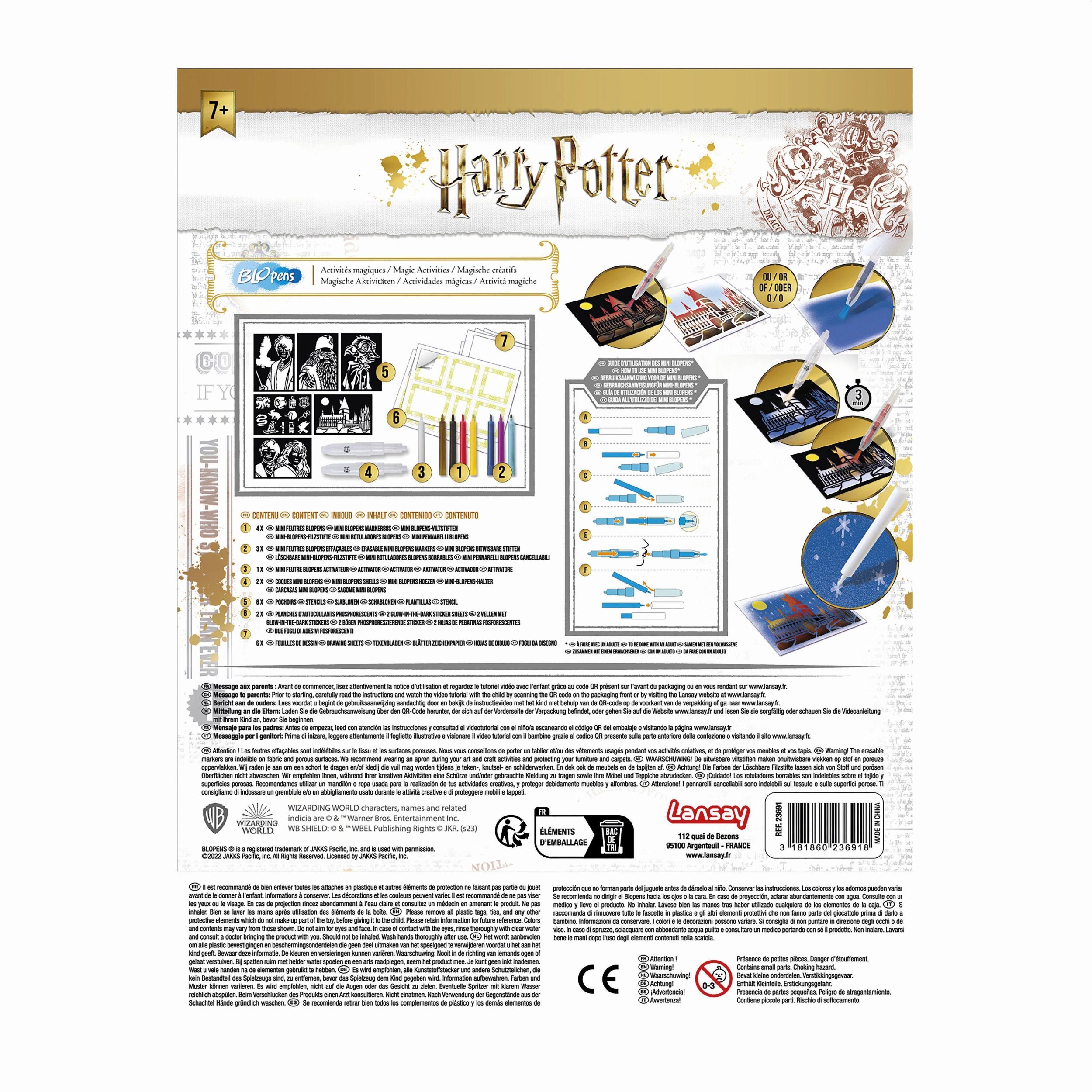 Bild: 3181860236918 | Blopens - Sprühstifteset Harry Potter | Lansay | Kit (Bastelset)