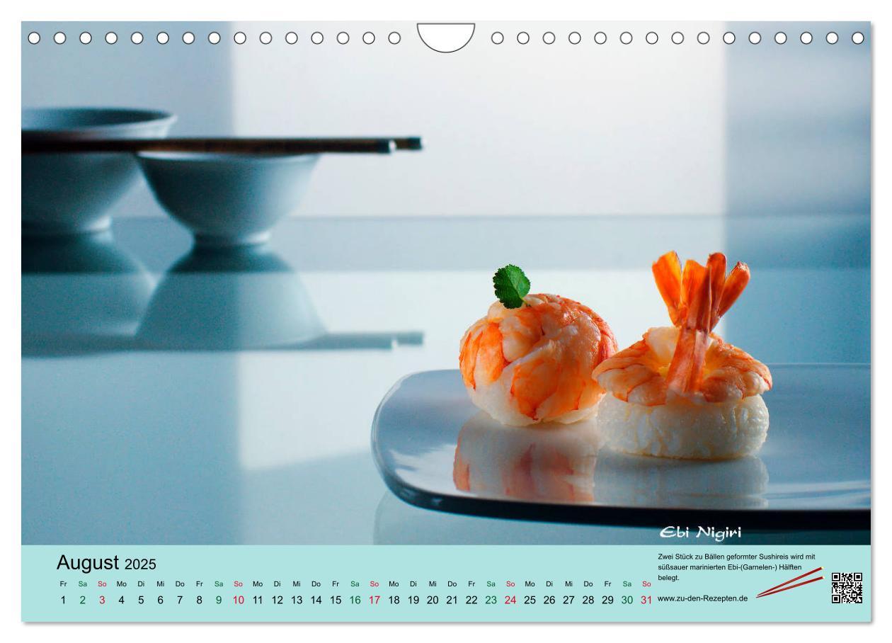 Bild: 9783435460182 | Sushi - Sashimi mit Anleitung für perfektes Gelingen (Wandkalender...