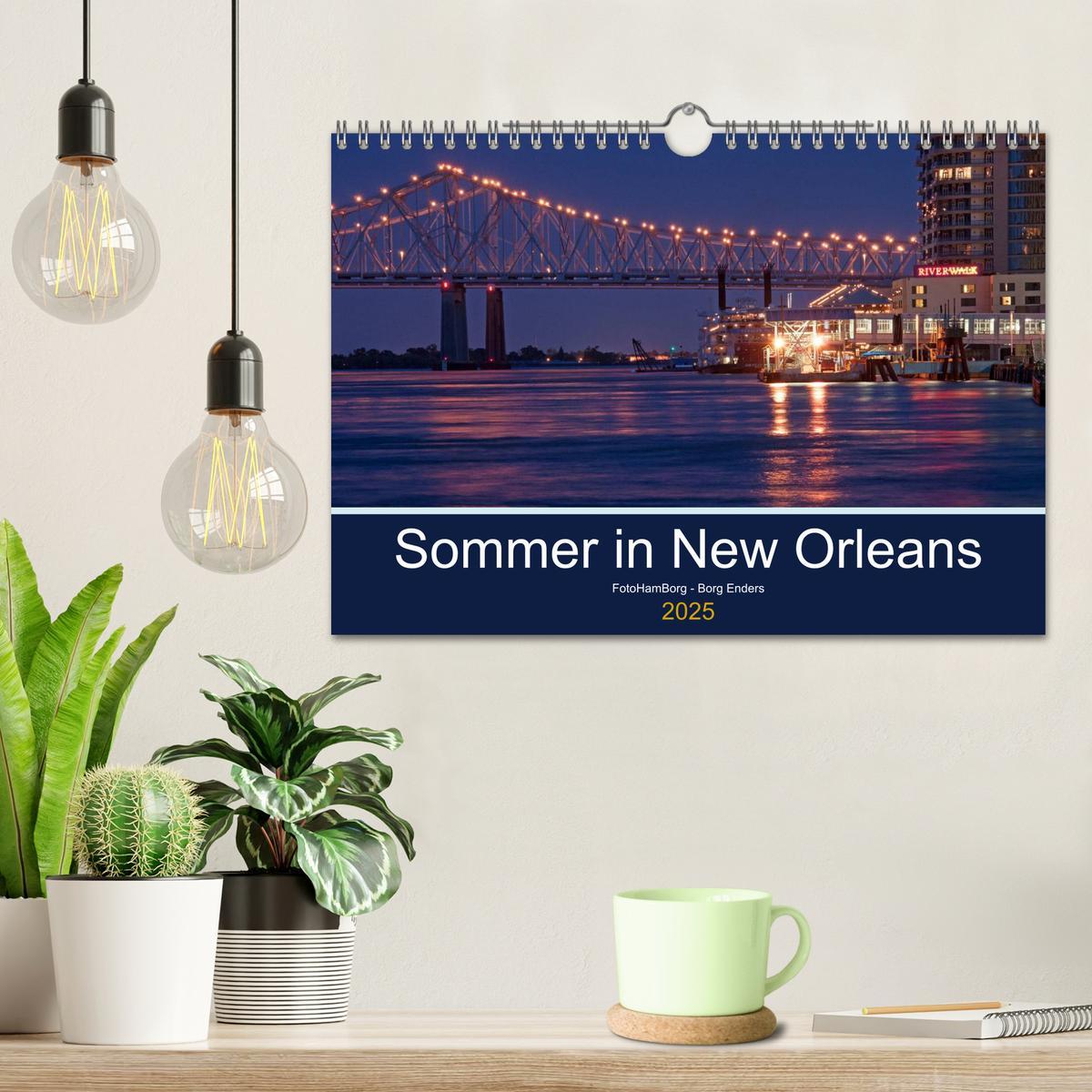 Bild: 9783435734399 | Sommer in New Orleans (Wandkalender 2025 DIN A4 quer), CALVENDO...