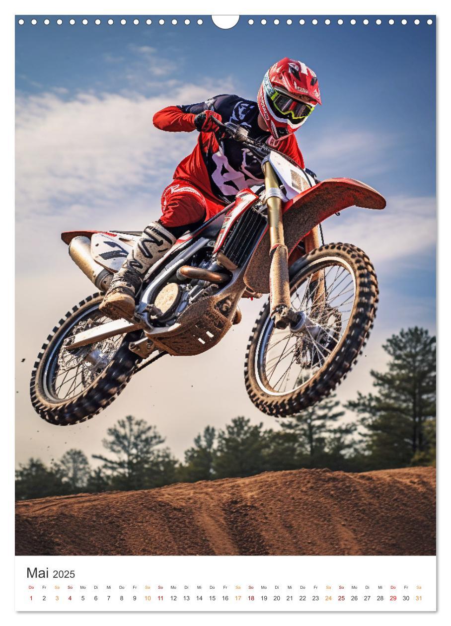 Bild: 9783435856305 | Motocross - Mit Leib und Seele dabei (Wandkalender 2025 DIN A3...