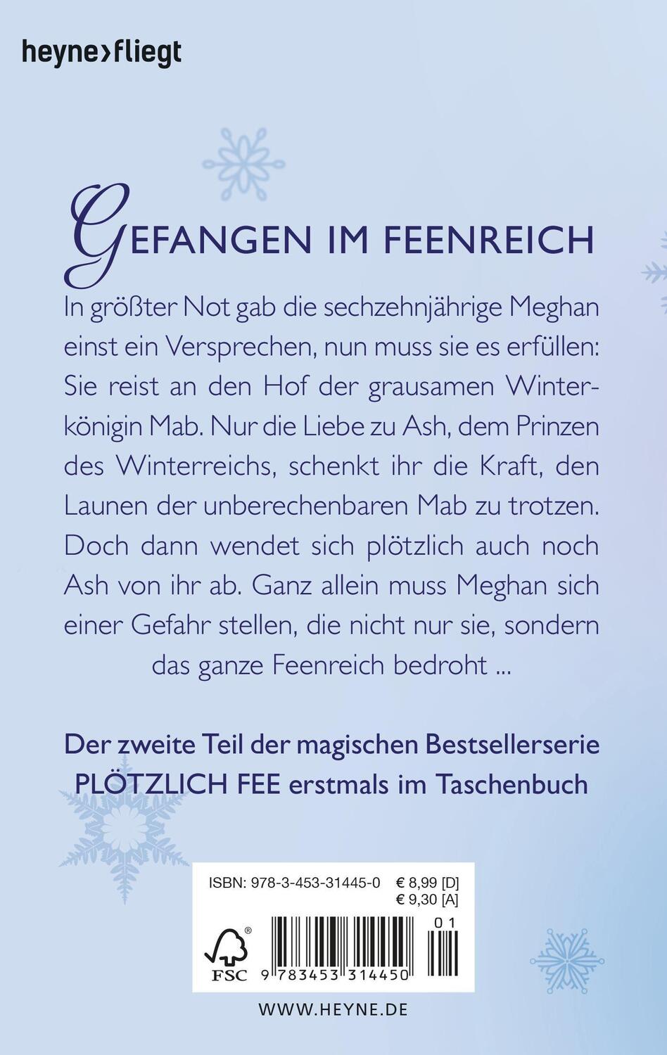 Rückseite: 9783453314450 | Plötzlich Fee 02. Winternacht | Roman | Julie Kagawa | Taschenbuch