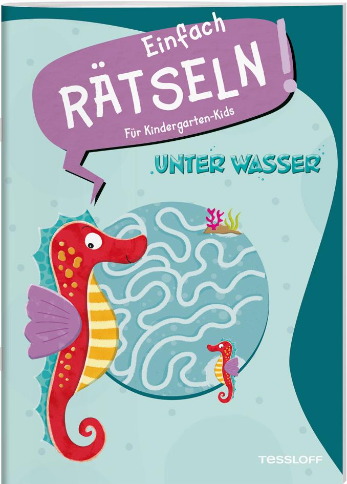 Cover: 9783788646905 | Einfach rätseln! Für Kindergarten-Kids. Unter Wasser | Ilka Röhling