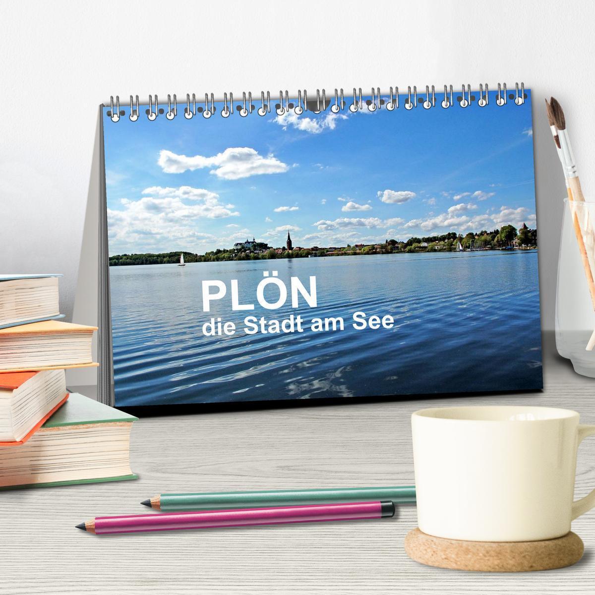 Bild: 9783435767229 | Plön - die Stadt am See (Tischkalender 2025 DIN A5 quer), CALVENDO...