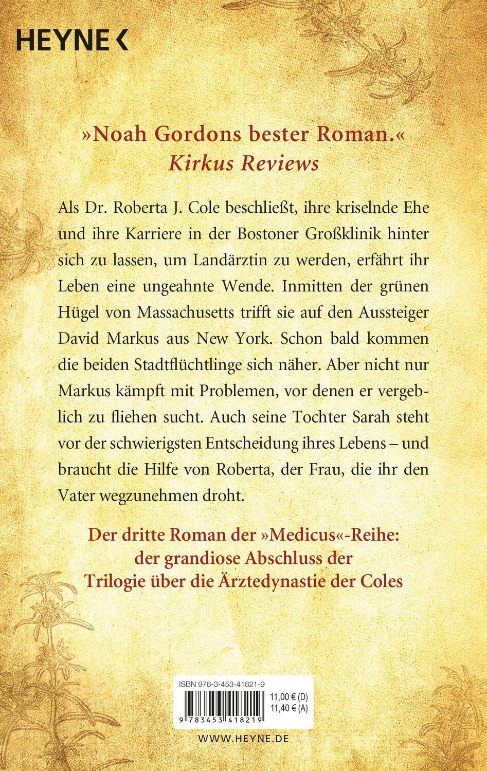 Bild: 9783453418219 | Die Erben des Medicus | Noah Gordon | Taschenbuch | Die Medicus-Reihe