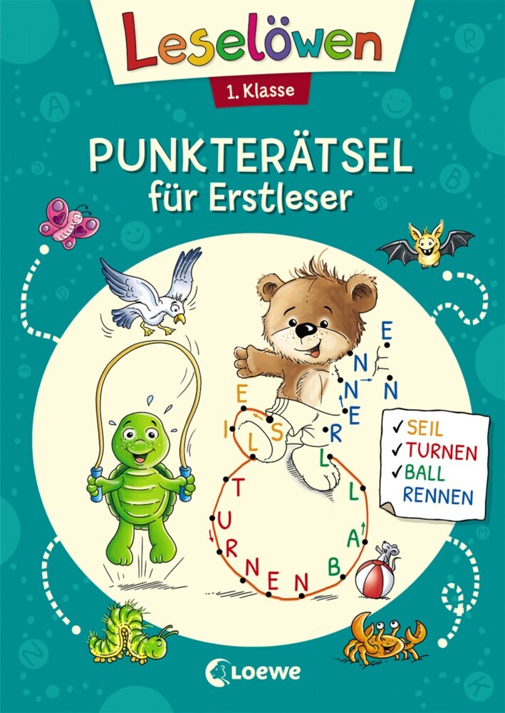 Cover: 9783743204577 | Leselöwen Punkterätsel für Erstleser - 1. Klasse (Petrol) | Buch