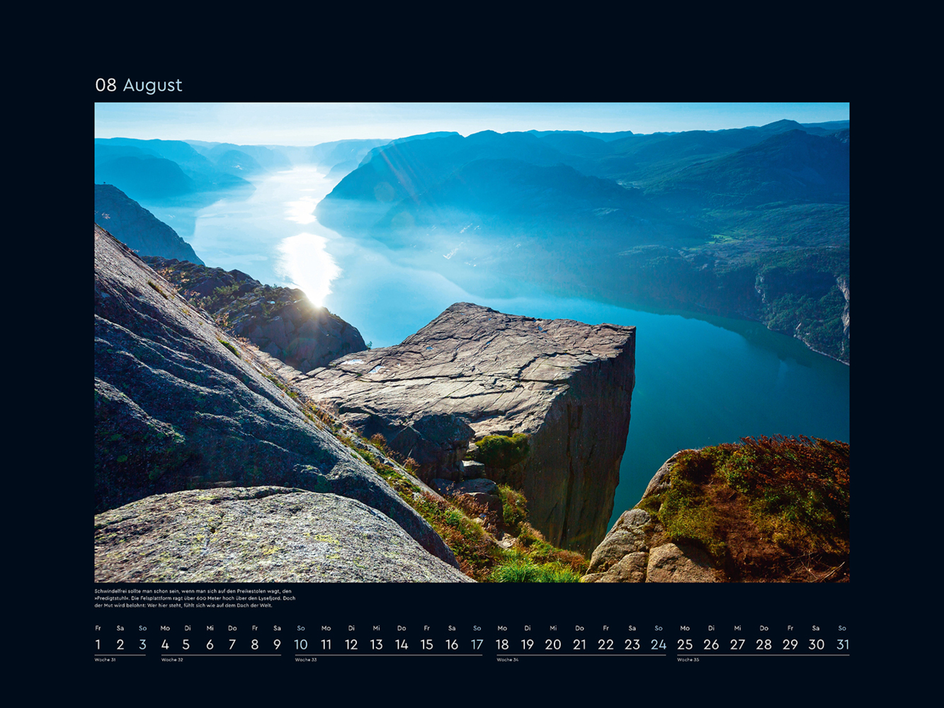 Bild: 9783965913585 | Norwegen - KUNTH Wandkalender 2025 | Kalender | 14 S. | Deutsch | 2025