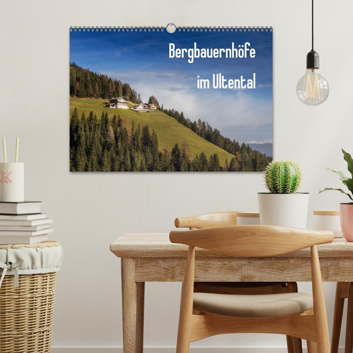 Bild: 9783435617456 | Bergbauernhöfe im Ultental (Wandkalender 2025 DIN A3 quer),...