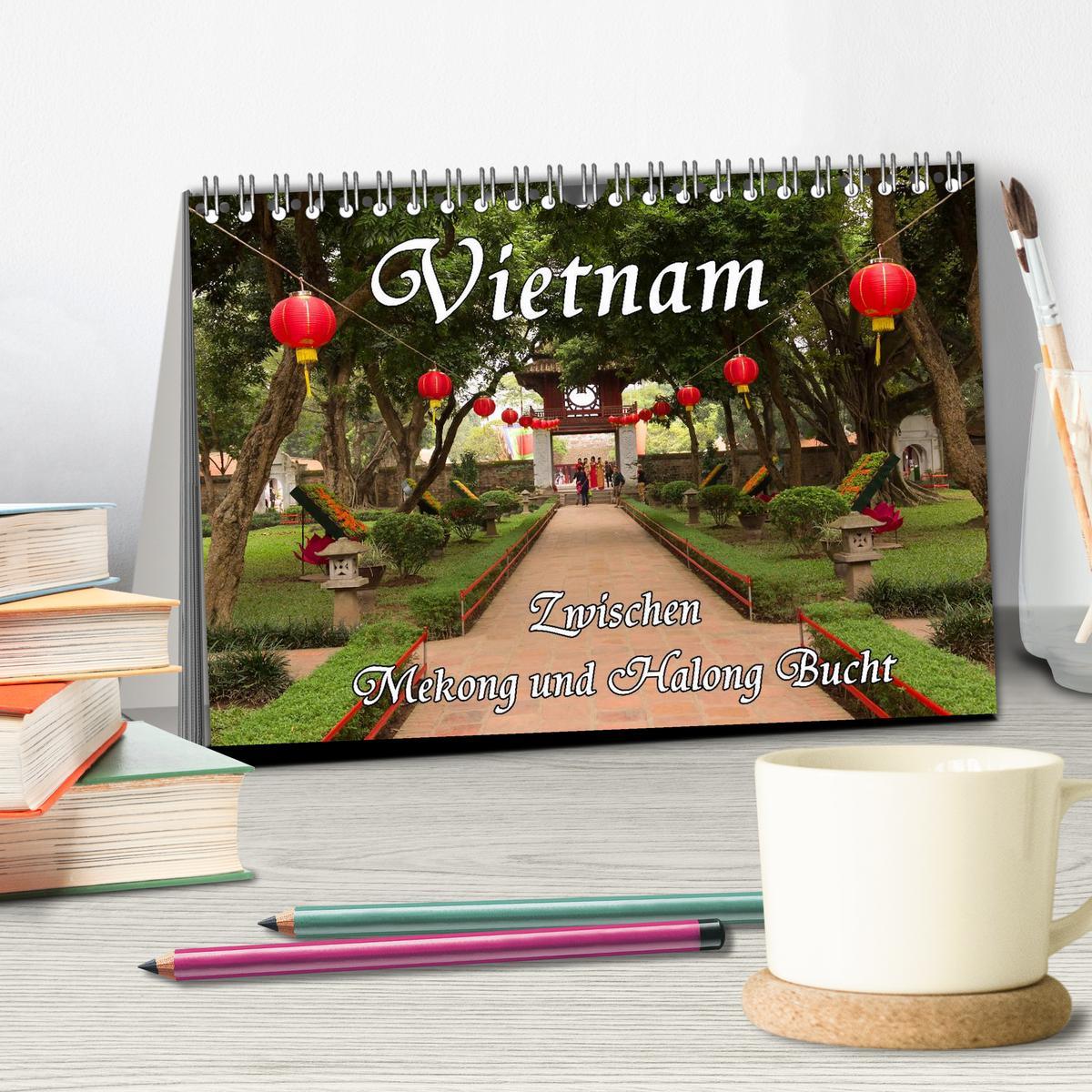 Bild: 9783435729906 | Vietnam - Zwischen Mekong und Halong Bucht (Tischkalender 2025 DIN...