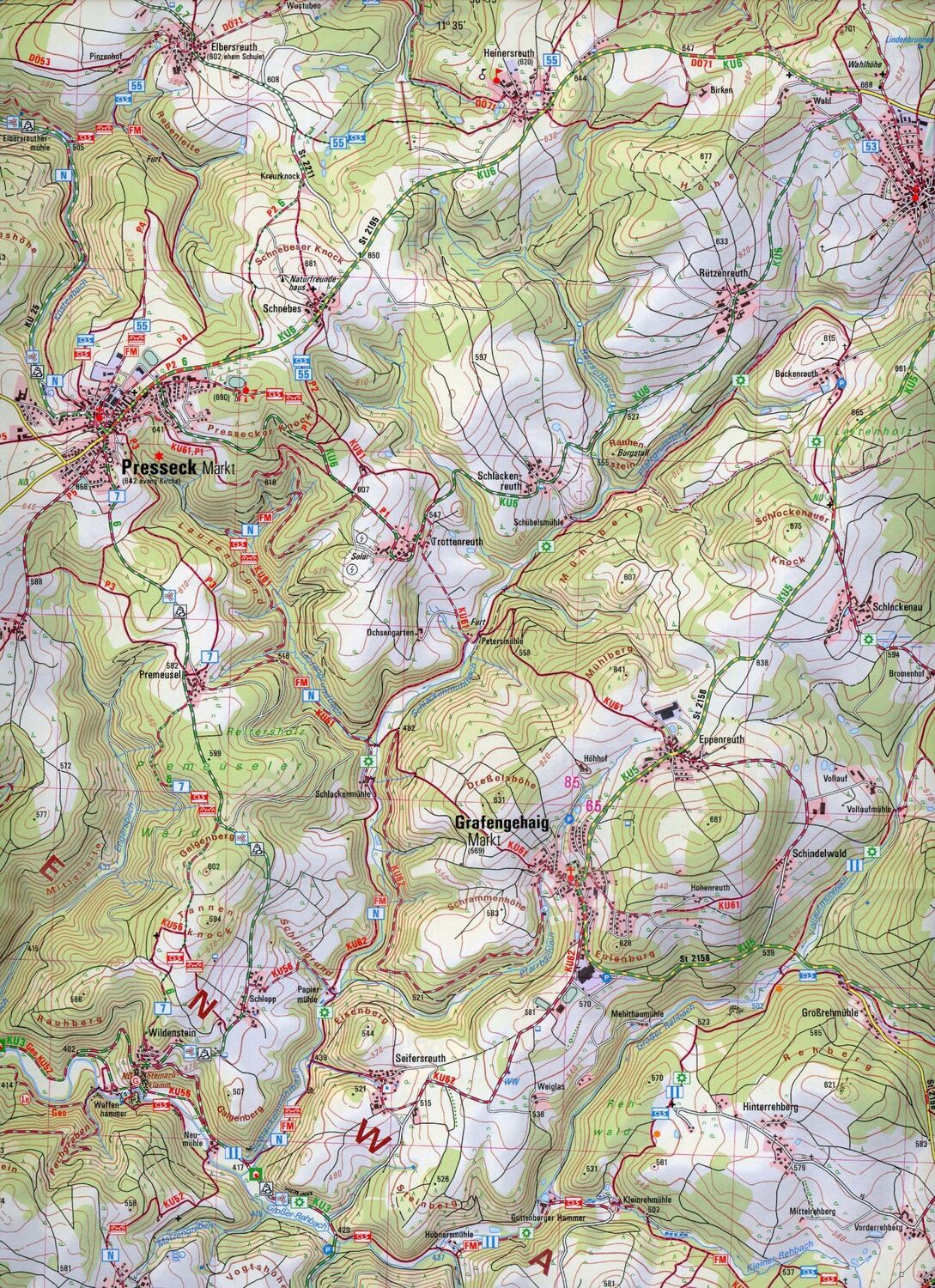 Bild: 9783899339130 | Kulmbach 1 : 25 000 | Digitalisierung | (Land-)Karte | Deutsch | 2021