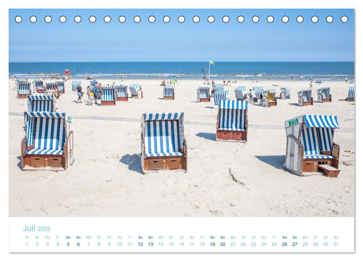 Bild: 9783435076000 | Sommer auf Norderney (Tischkalender 2025 DIN A5 quer), CALVENDO...