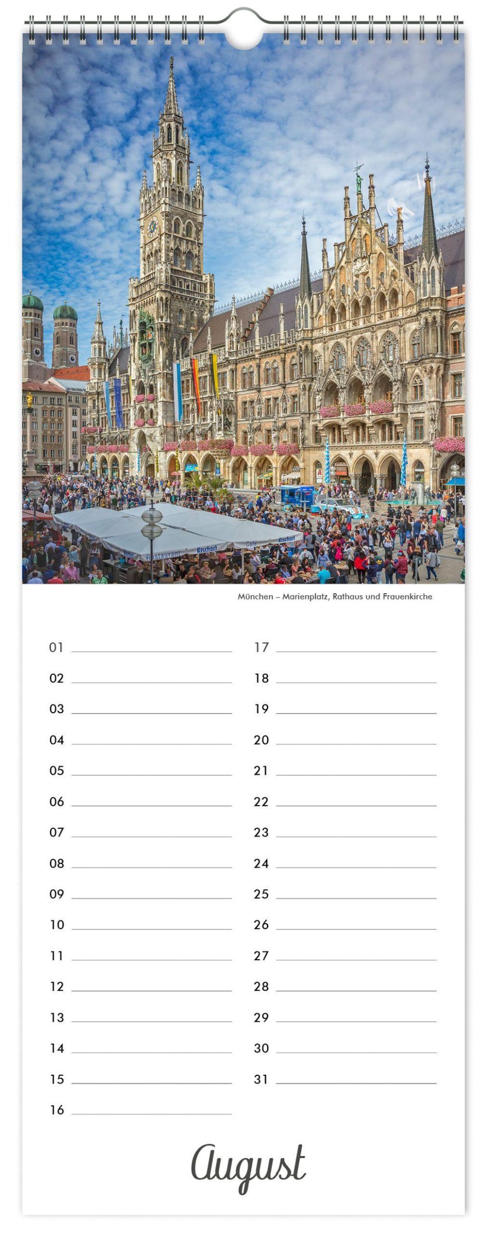 Bild: 9783947657780 | Kalender Geburtstagskalender Deutschland | -immerwährend- 15x40cm