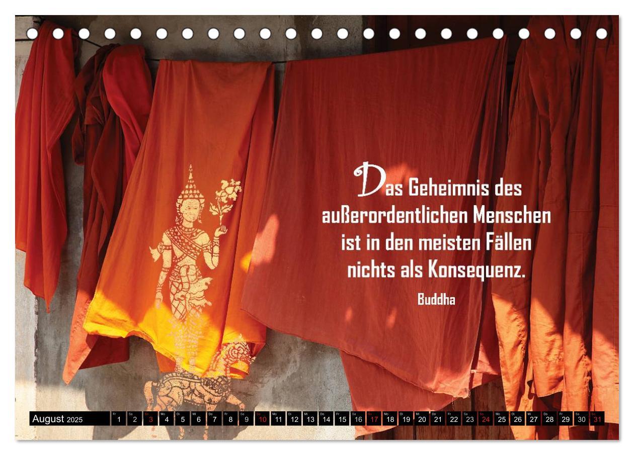 Bild: 9783435666157 | Spirituelles aus Asien - Weisheiten 2025 (Tischkalender 2025 DIN A5...