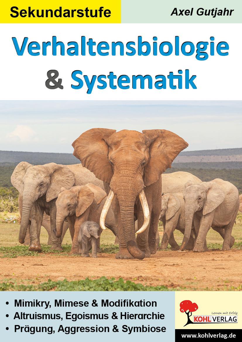 Cover: 9783988411518 | Verhaltensbiologie &amp; Systematik | Axel Gutjahr | Taschenbuch | 60 S.