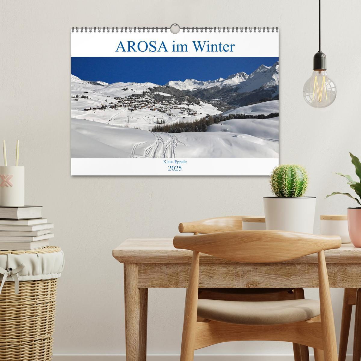 Bild: 9783435255955 | AROSA im Winter (Wandkalender 2025 DIN A3 quer), CALVENDO...