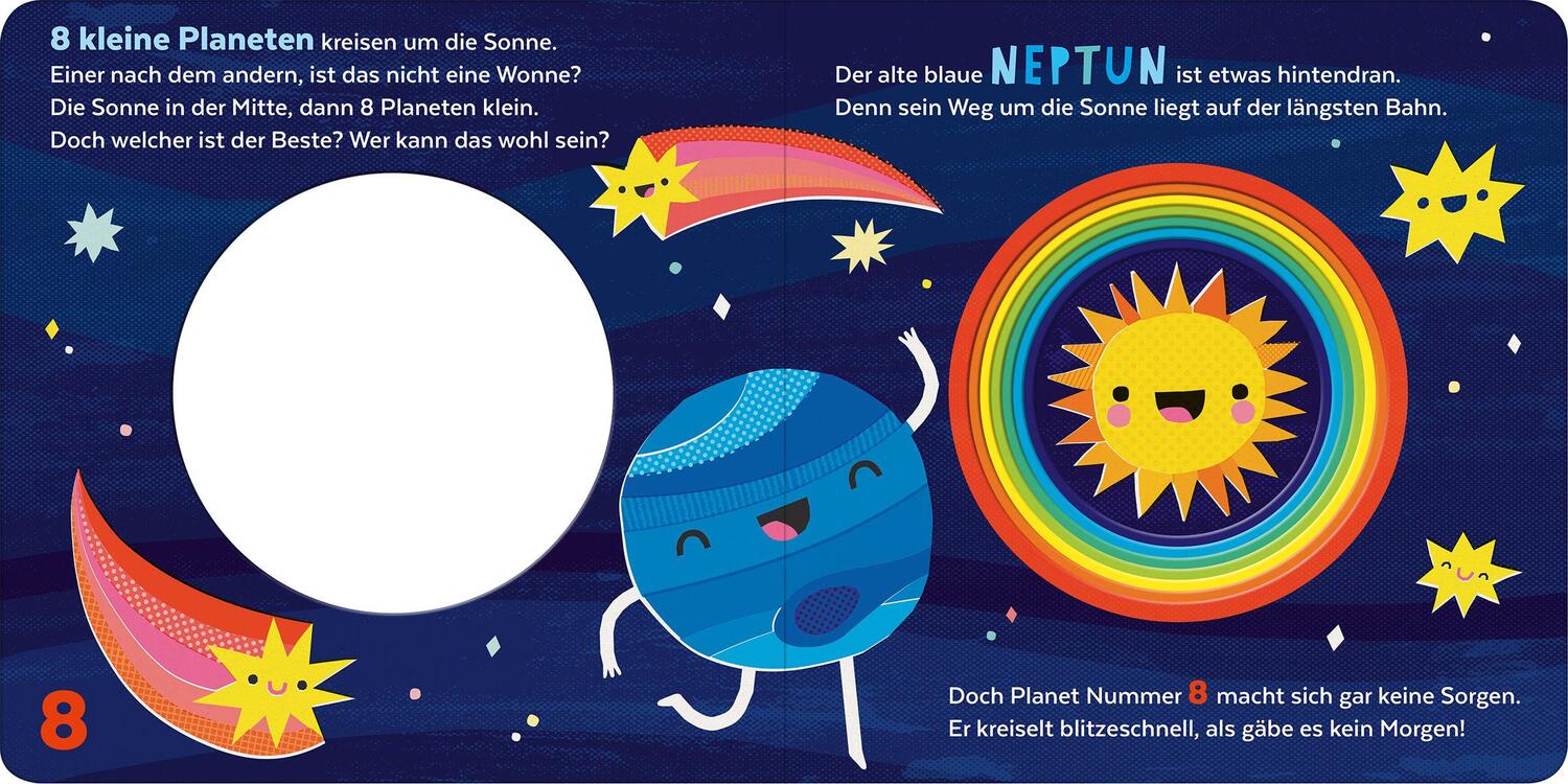 Bild: 9783328301097 | Unsere 8 Planeten | Pappbilderbuch mit Stanzung ab 3 Jahren | Ferrie