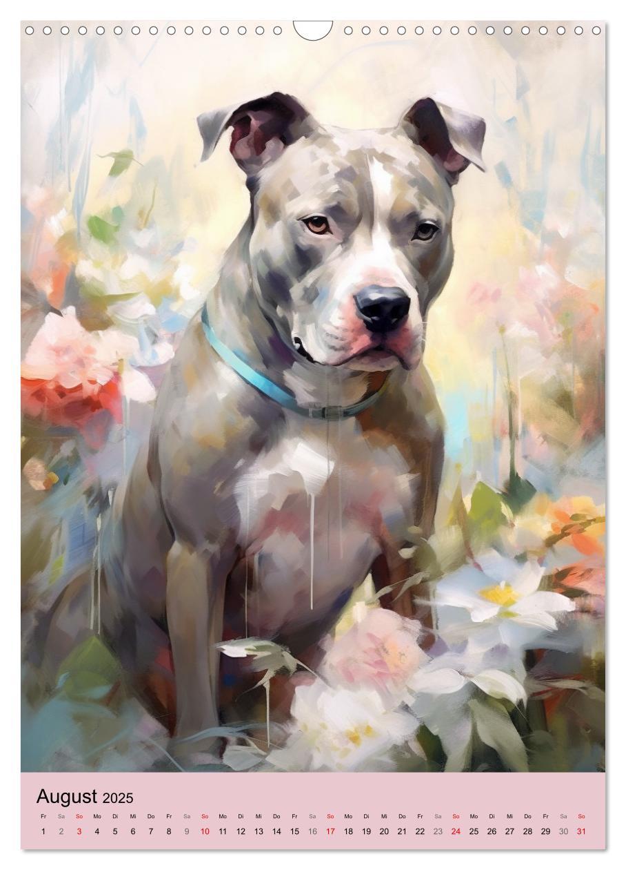 Bild: 9783435867073 | Pit Bull Aquarelle. Illustrationen von tollen Hunden (Wandkalender...