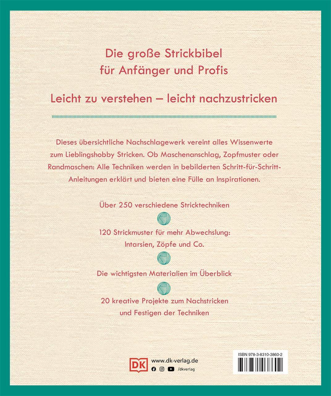 Rückseite: 9783831038602 | Die neue Strickschule | Vikki Haffenden (u. a.) | Buch | 364 S. | 2019