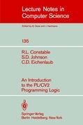 Cover: 9783540114925 | An Introduction to the PL/CV2 Programming Logic | Constable (u. a.)