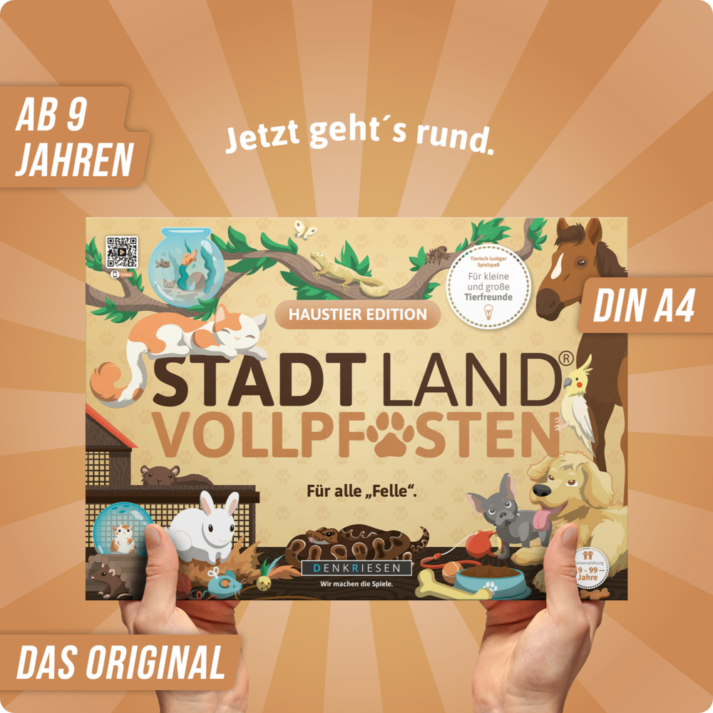 Bild: 4260528095278 | STADT LAND VOLLPFOSTEN® - HAUSTIER EDITION - "Für alle "Felle"." - A4