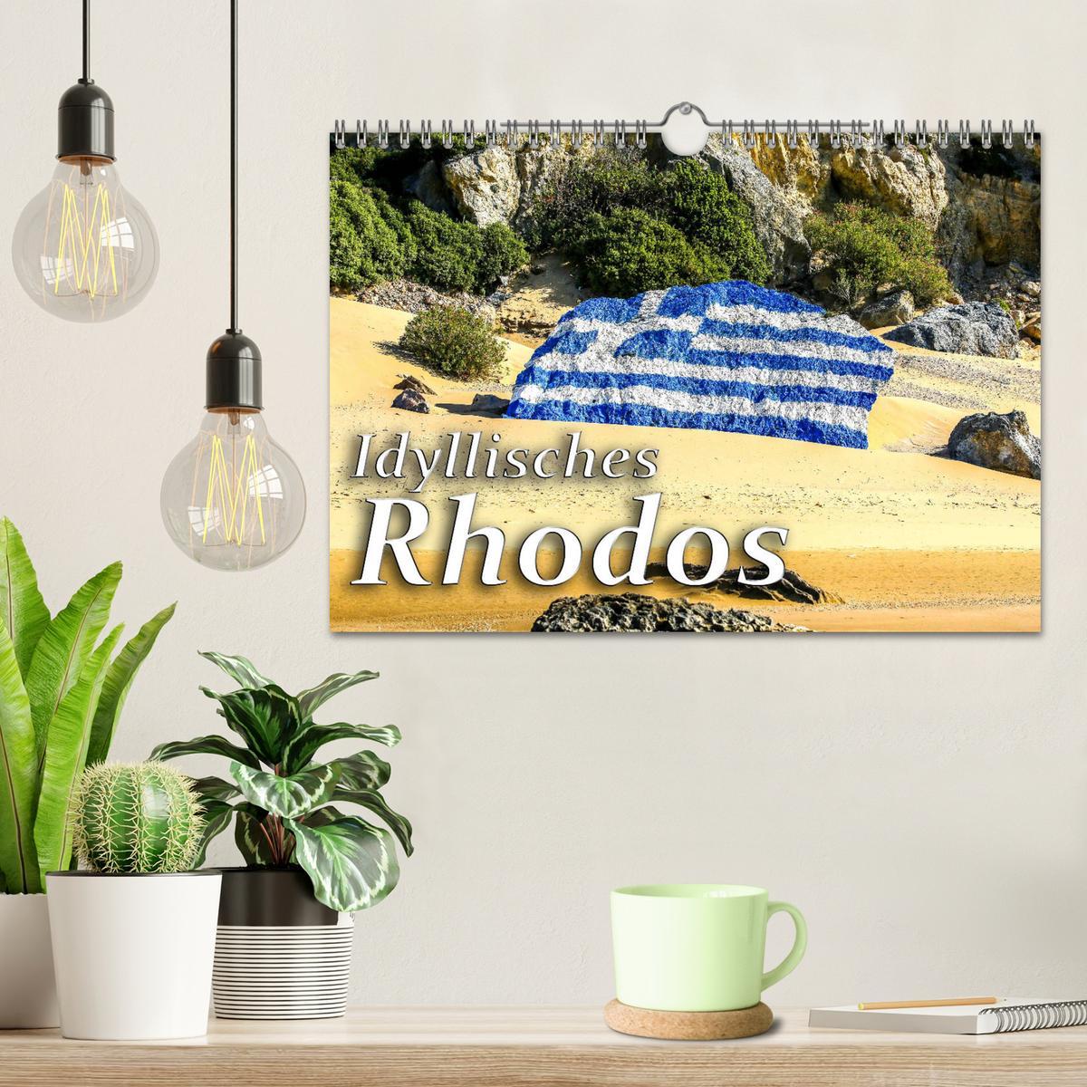 Bild: 9783435365746 | Idyllisches Rhodos (Wandkalender 2025 DIN A4 quer), CALVENDO...