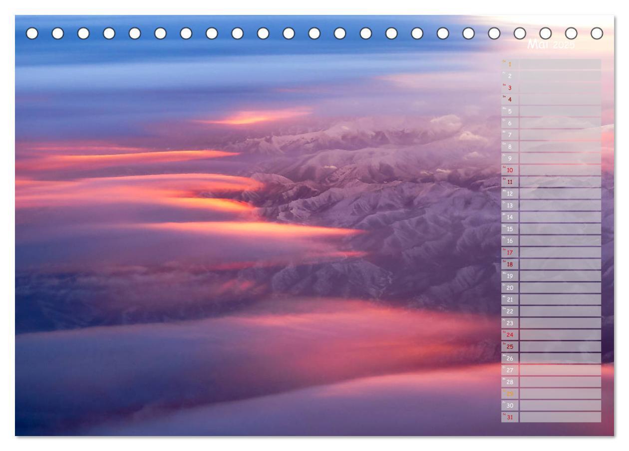 Bild: 9783435372478 | Colours of Flight - Stimmungen über den Wolken (Tischkalender 2025...