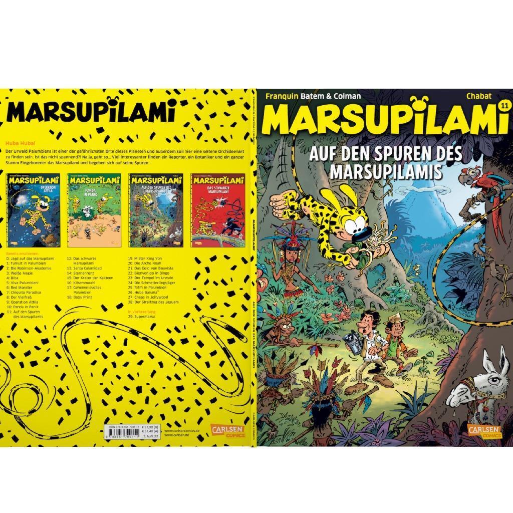 Bild: 9783551799111 | Marsupilami 11: Auf den Spuren des Marsupilamis | Franquin (u. a.)